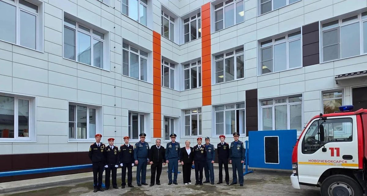 Кадетам Новочебоксарска подарили оборудование для 100-метровой полосы препятствий